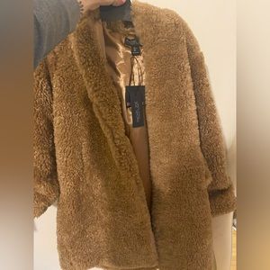 Rachel Zoe faux fur jacket
